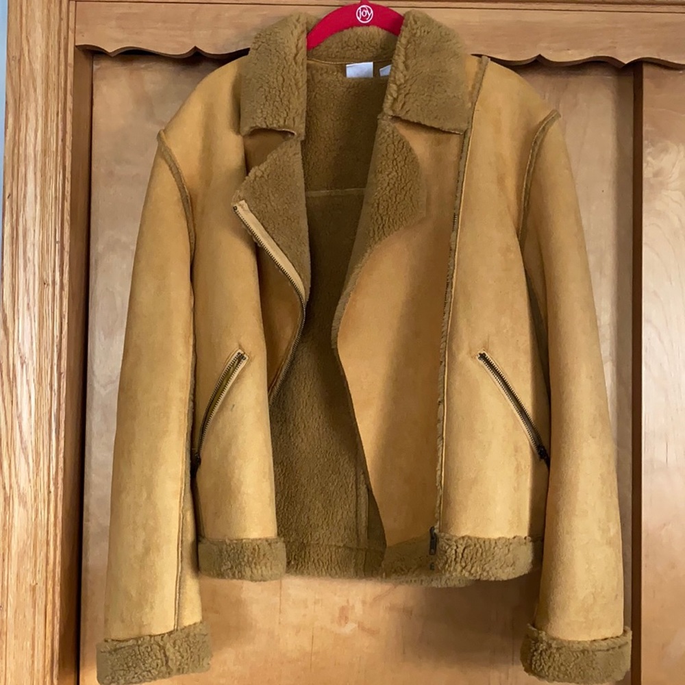 LULUs some days lovin bomber teddy jacket